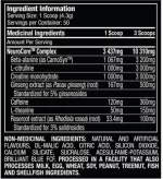 MUSCLETECH PRO NEURO CORE PRE WORKOUT 225G Supplement Facts
