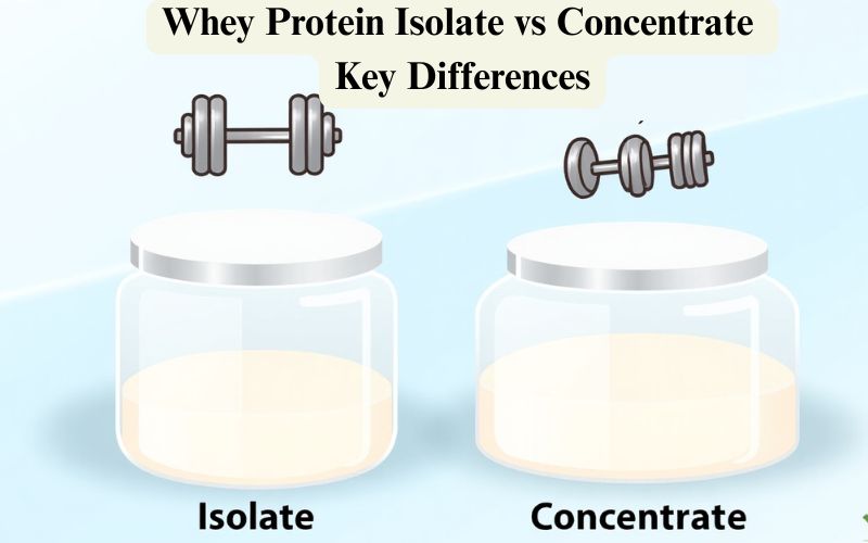 Whey Protein Isolate vs Concentrate: Key Differences