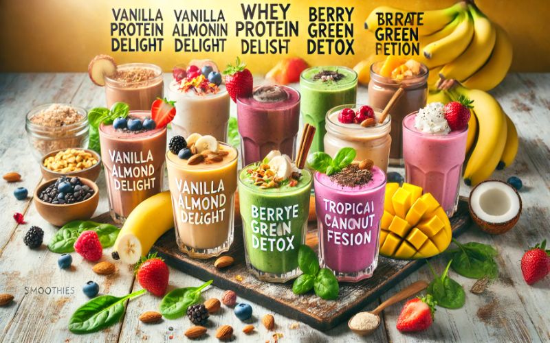 whey protein smoothie recipes