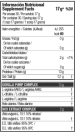 MONSTRUCK-Pre-510gm supplement facts