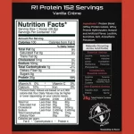 R1 Whey Isolate supplement facts