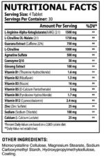 Core Champ Nitrix Xtreme Nutritional Information