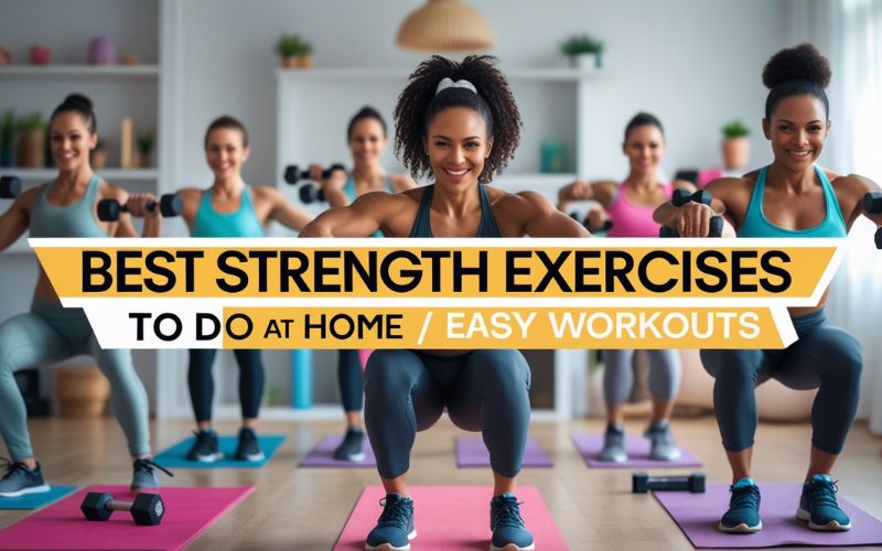Best Strength Exercises to Do at Home | Easy Workouts