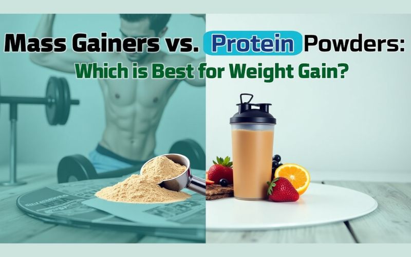 Mass Gainers vs. Protein Powders: Which is Best for Weight Gain? Mass Gainers vs. Protein Powders: Best for Weight Gain?