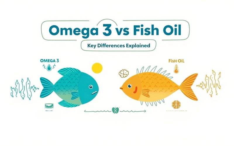 Omega 3 vs Fish Oil: Key Differences Explained