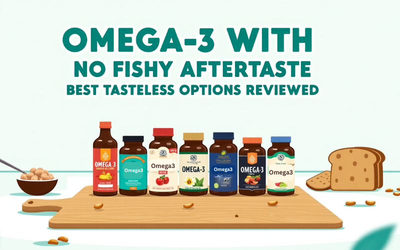 Omega-3 with No Fishy Aftertaste – Best Tasteless Options Reviewed