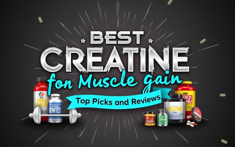 Best Creatine for Muscle Gain: Reviews & Top Picks