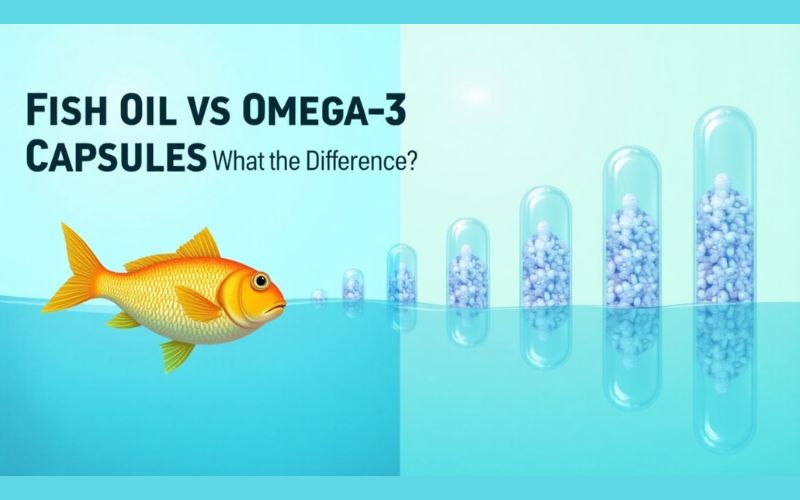 Fish Oil vs Omega-3 Capsules: What’s the Difference?