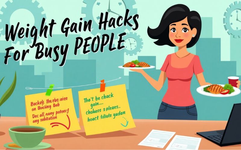 Weight Gain Hacks for Busy People | Proven Tips 2025 Weight Gain Hacks for Busy People