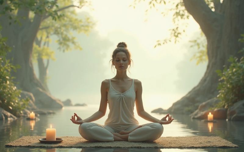 Yoga Poses and Breathing for Beginners