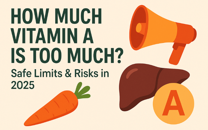How much vitamin A is too much