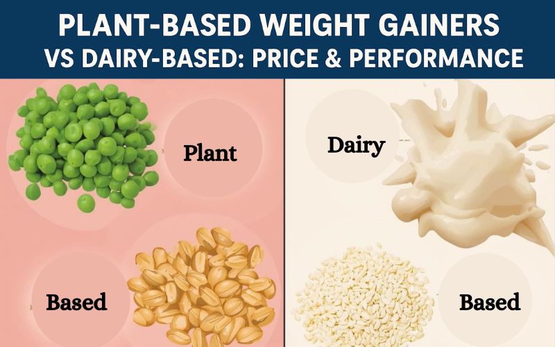 Plant vs Dairy Gainers