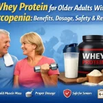 Whey Protein for Older Adults With Sarcopenia: Benefits, Dosage, Safety & Results Whey Protein for Older Adults & Sarcopenia Support
