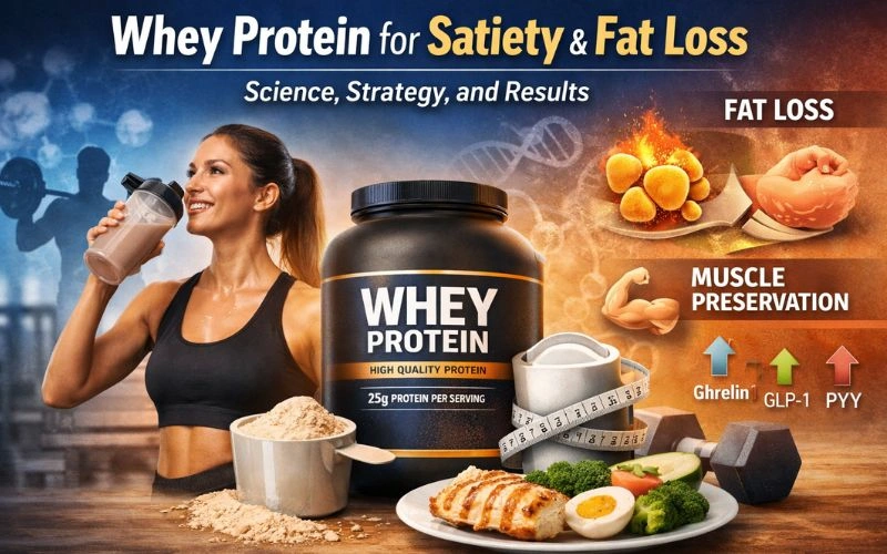 Whey Protein for Satiety and Fat Loss Explained