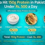 How to Hit 150g Protein in Pakistan under Rs. 500 a Day 150g Protein in Pakistan Under Rs.500