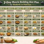 7-Day Muscle Building Diet Plan for Students in Pakistan 7-day-muscle-building-diet-plan