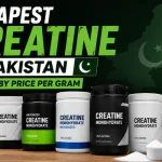 Cheapest creatine brands in Pakistan ranked by cost per gram in 2026.