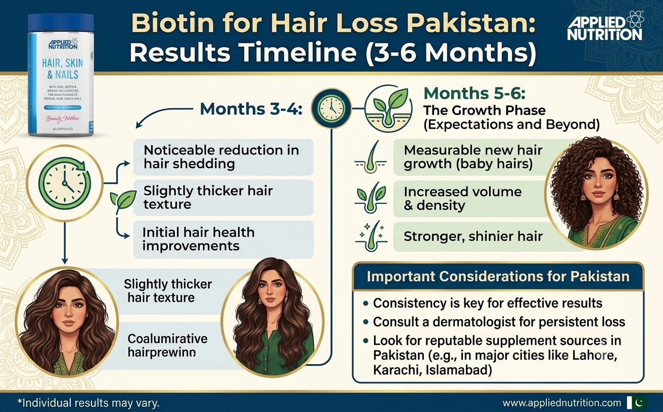 Biotin for Hair Loss Pakistan Results Timeline