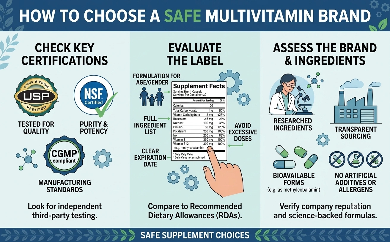 How to Choose a Safe Multivitamin Brand