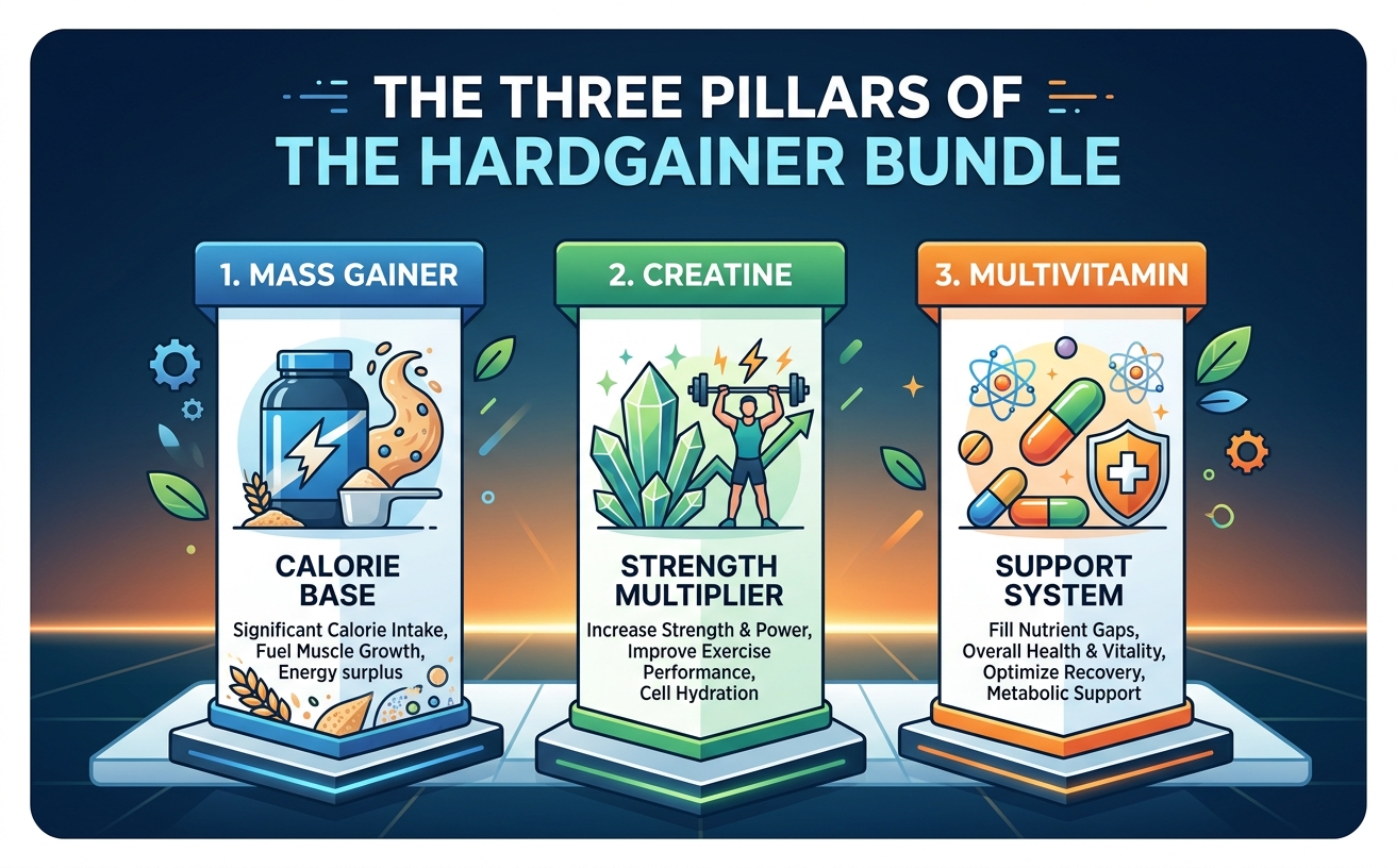 The Three Pillars of the Hardgainer Bundle
