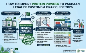 Import Protein Powder to Pakistan: Customs & DRAP 2026