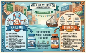 Krill Oil vs Fish Oil in Pakistan 2026