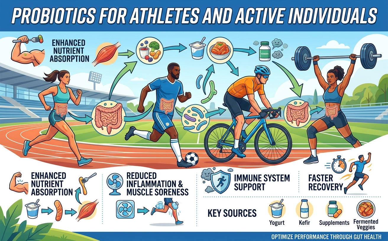 Probiotics for Athletes and Active Individuals
