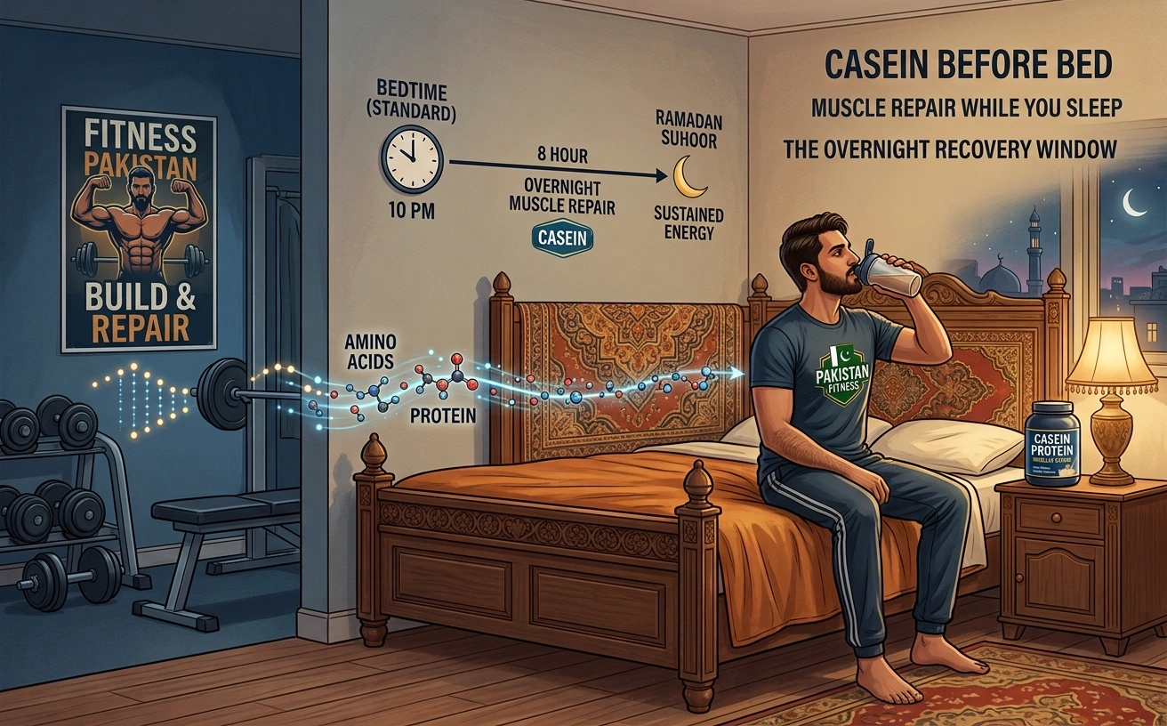Casein Protein Before Bed in the Pakistani